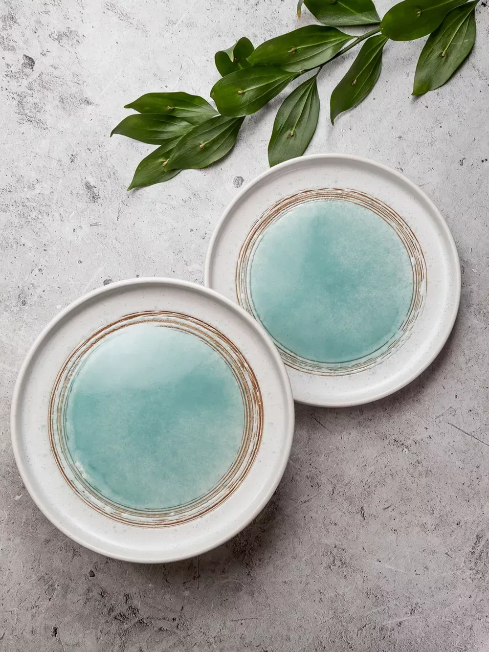 Тарелка обеденная плоская с бортом диаметр 26 см