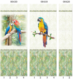 Панель ПВХ фотопечать 3D Panda Тропики 2700х250 мм