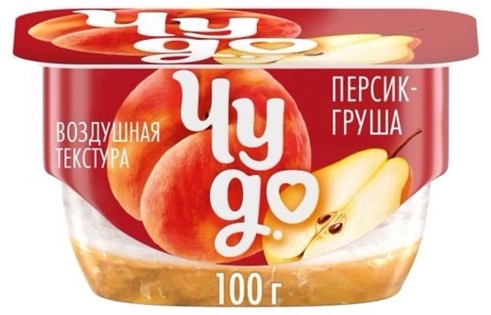 Десерт "Чудо" персик груша 100гр