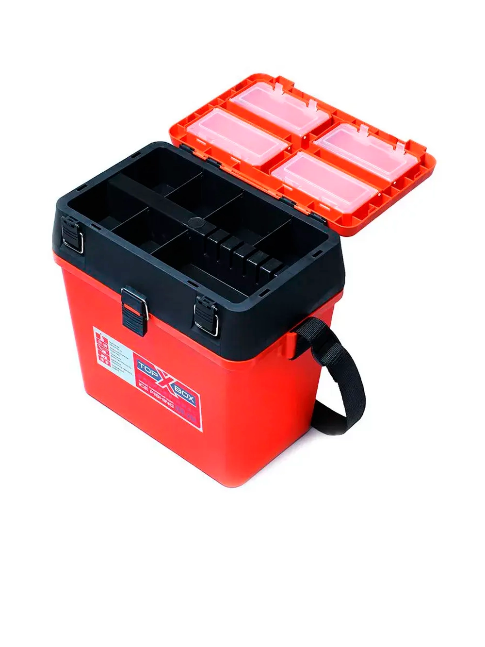 Ящик для зимней рыбалки WB- 20L (40*25*38 cм), оранжевый