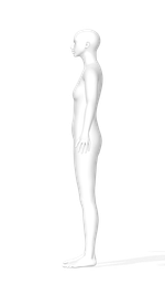 3D аватар манекена Моника