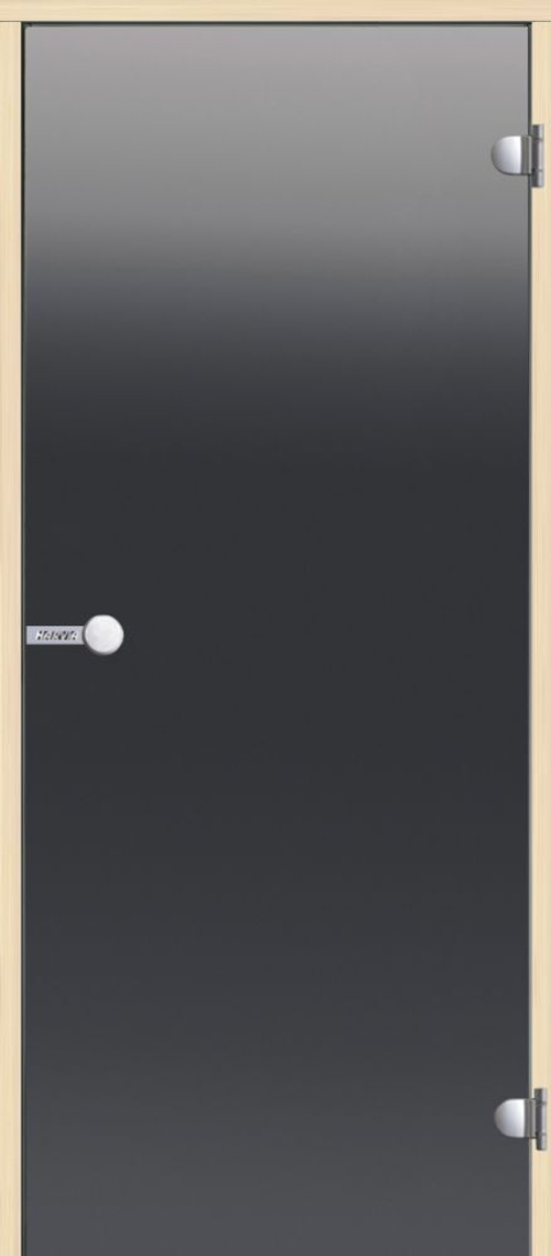 HARVIA Двери стеклянные 7/19 коробка сосна, серая D71902M