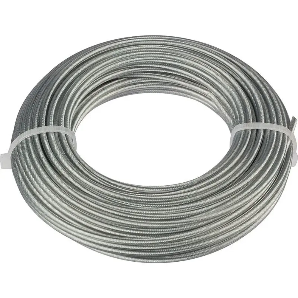 Леска для триммеров 2,4 мм*15м (Круг с металлическим стержнем)