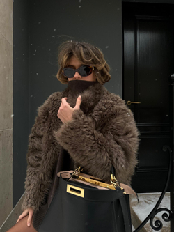 Двустороннее пальто-дубленка Tigrado