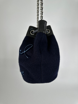Сумка Chanel Bucket Bag Navy blue