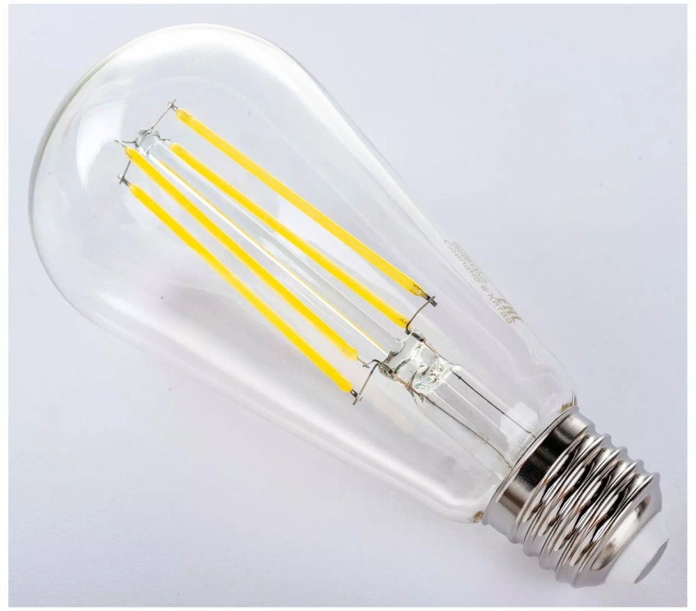 Лампа Gauss LED Filament ST64 10W E27 970lm 4100K 157802210