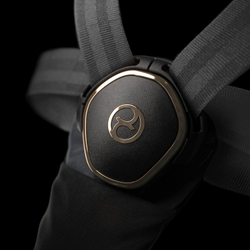 Коляска Cybex Coya Rosegold Frame Cloud G i-Size Fog Grey 2 в 1 Sepia Black с дождевиком и бампером