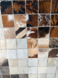 Ковер овальный натуральный Телячья шкура