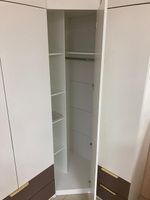 Шкаф угловой ШДУ 765.1 Лавис Белый софт