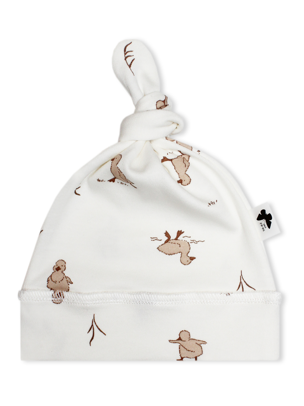 Шапочка Узелок Утята Экрю RinaAmari