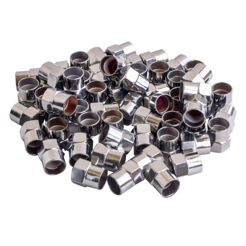 Колпачок камеры пластик на литой диск (хром) (уп 60 шт) (AIRLINE)