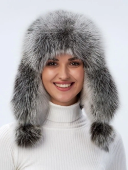 Шапка ушанка зимняя меховая