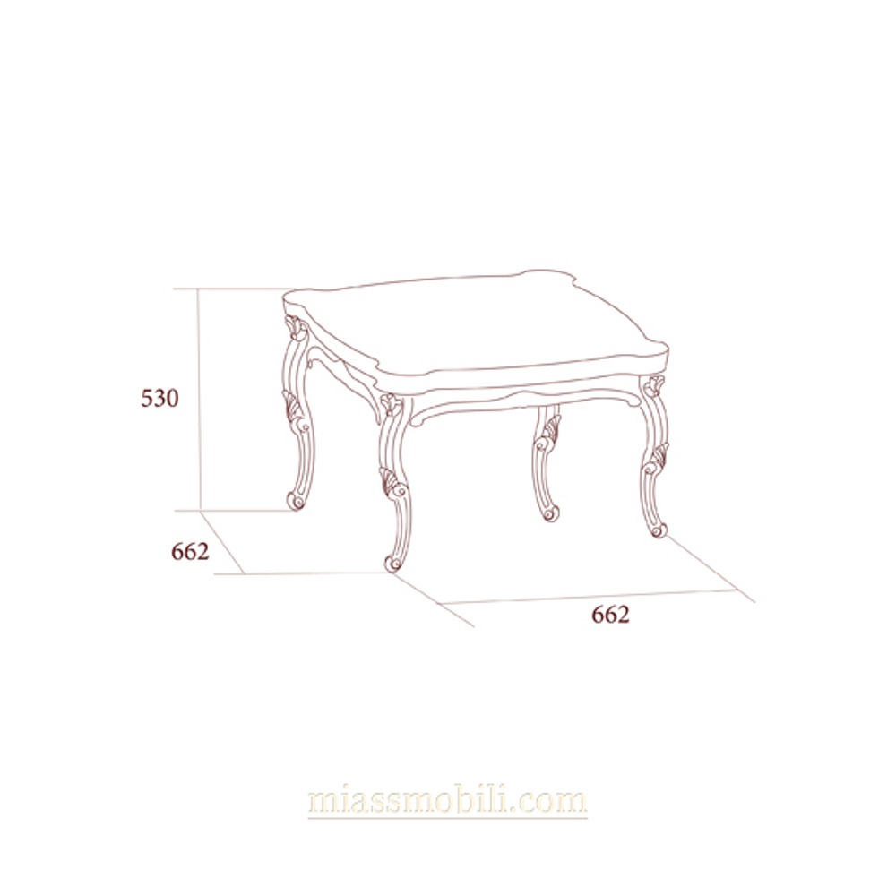 PRESTIGE Стол журнальный 123x66