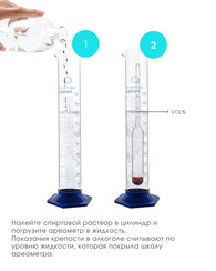 Ареометр 0-40 (картонный бокс)