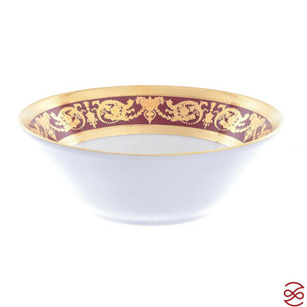 Набор салатников Falkenporzellan Imperial Bordeaux Gold 14см(6 шт)