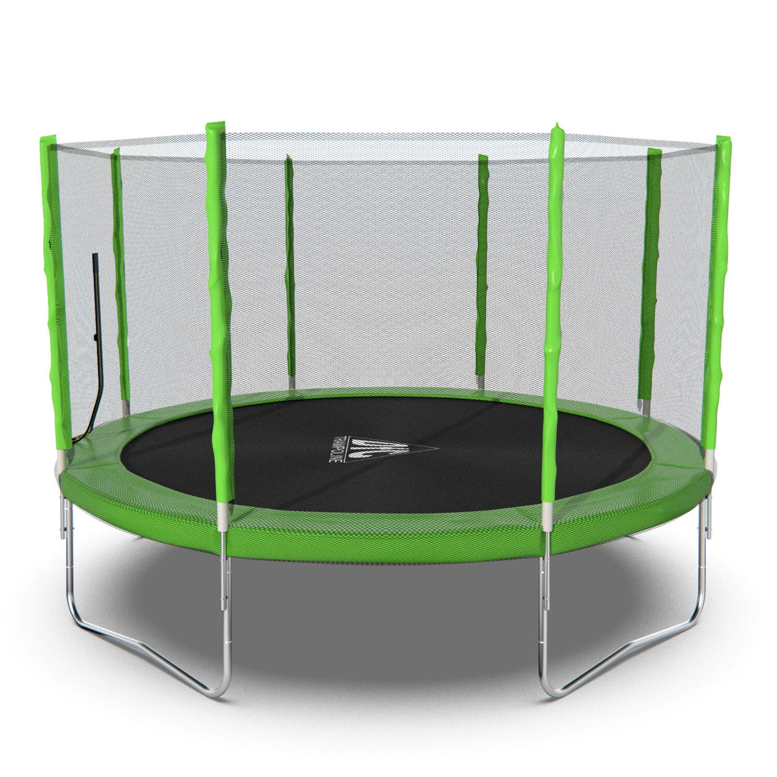 Батут DFC Trampoline Fitness с сеткой 12ft фото №4