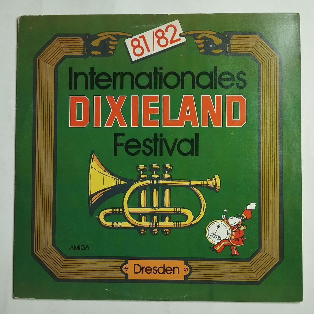 Винтажная виниловая пластинка LP Internationales Dixieland Festival Dresden 81/82 (ГДР 1982)