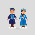 Малые стойки "Калмыкский костюм"