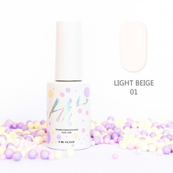 Гель-лак ТМ "HIT gel" №01 Light Beige, 9 мл