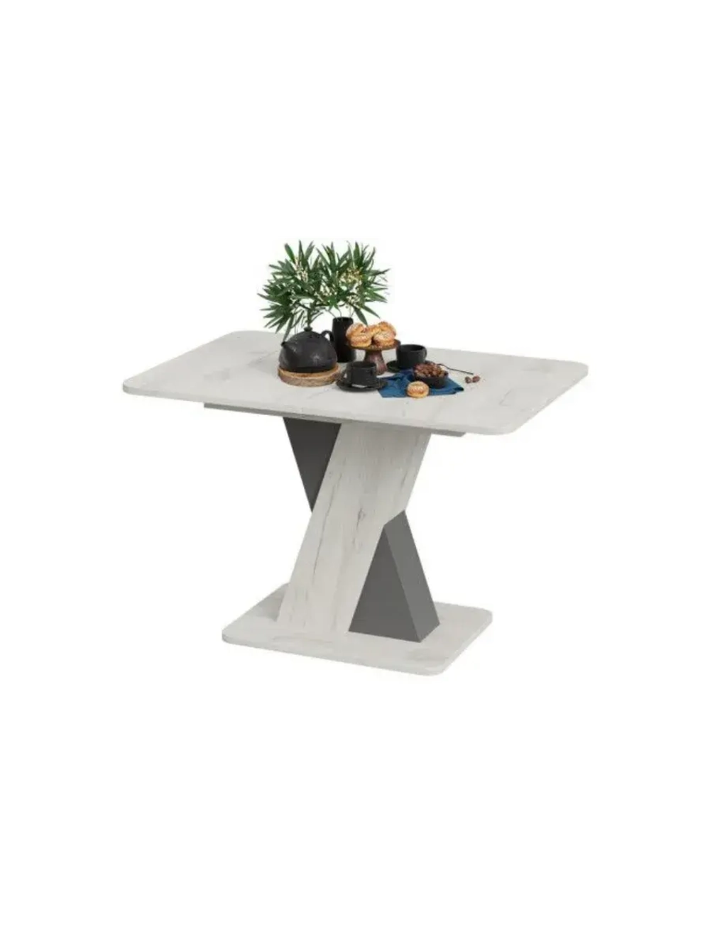 Стол кухонный обеденный раздвижной 120,1х80х75,5 см