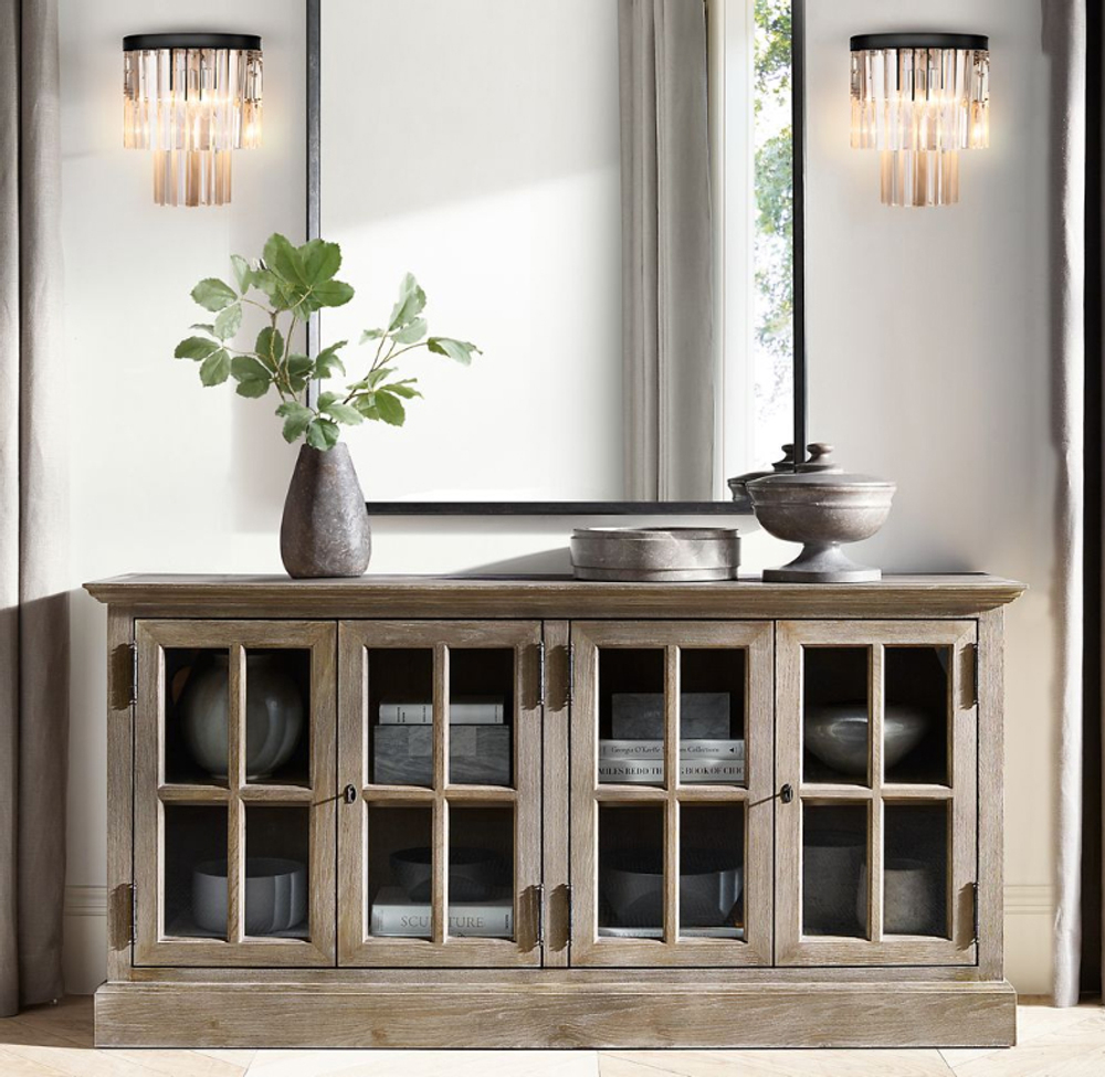 Настенный светильник Odeon 2B black/clear