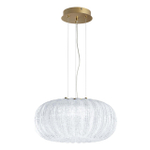 7720/36L PIKO LED SN 572 Светильник металл/стекло/прозрачный/золотой LED 36Вт 3000-6500K D400 IP20 пульт ДУ ANGELO