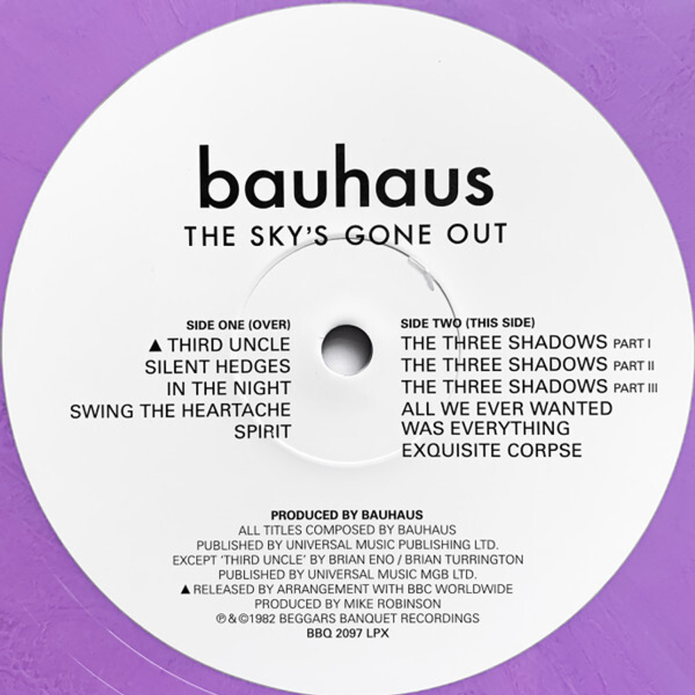 Bauhaus / The Sky's Gone Out (Coloured Vinyl)(LP)