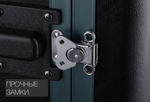 Кейс рэковый на колесиках с ручкой RB PE-6U-300/W