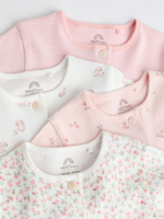 Комбинезон / Cлип для малышей Next K79-420, 4 шт., Молочный, Белый, Розовый