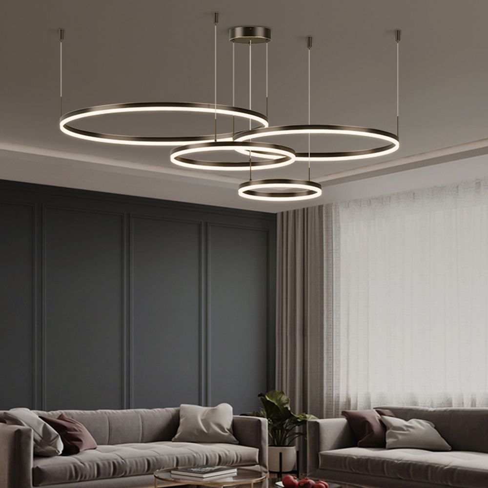 Подвесная Люстра Cruise Black Lux D40+60+80+100+120 By Imperiumloft