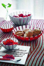 Блюдо глубокое grace, ?25 см, акрил, серый