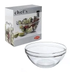 Салатник стеклянный 23см «Шеф» 53583