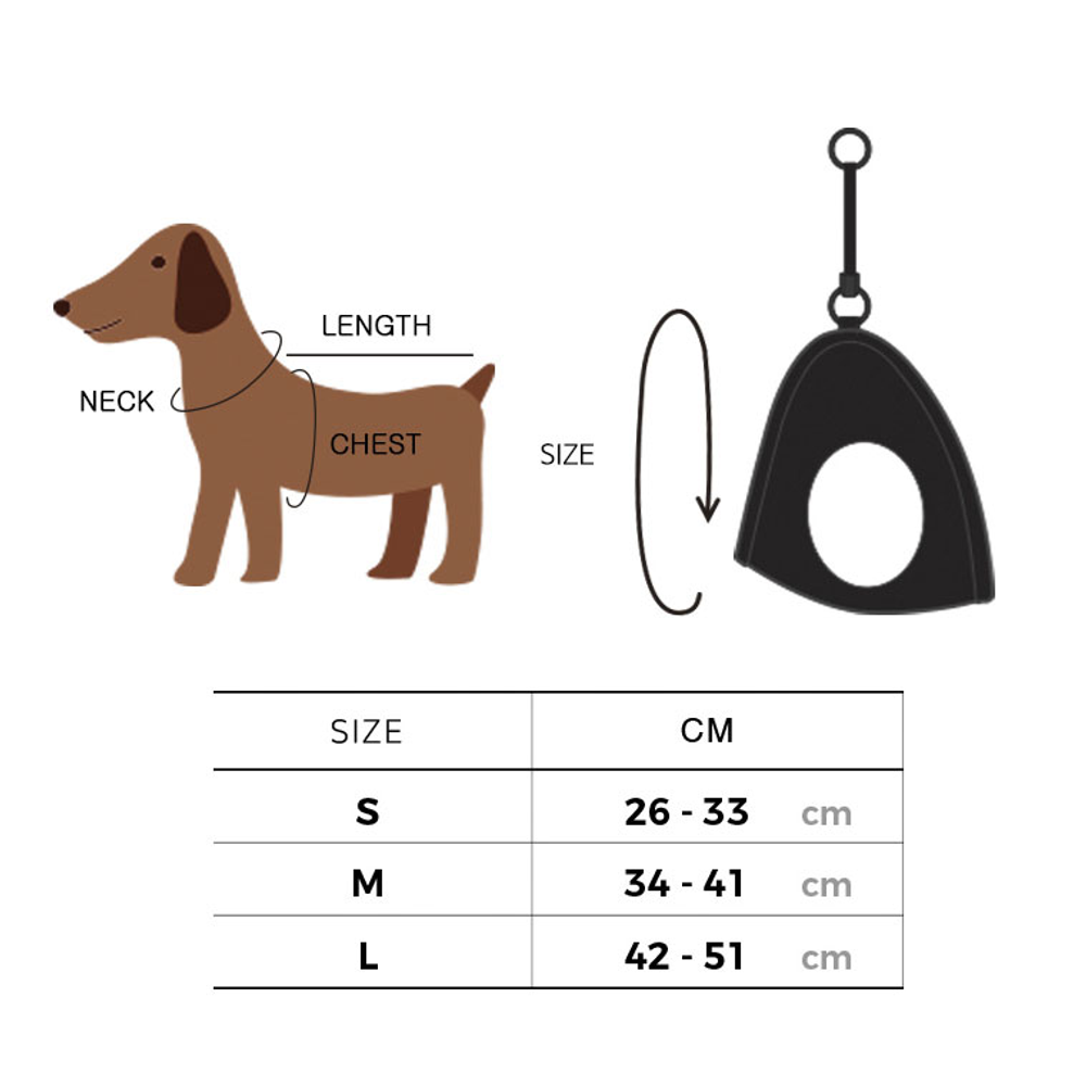 029 PA-HA Шлейка универсальная (регулируемый ползунок-клипса) Puppy Angel