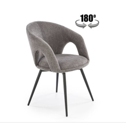 Стул HALMAR K550 серый/черный