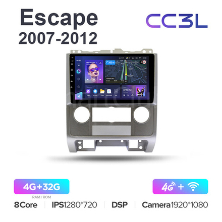 Teyes CC3L 9" для Ford Escape 2007-2012