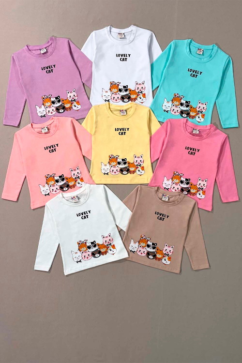 Лонгслив для девочек