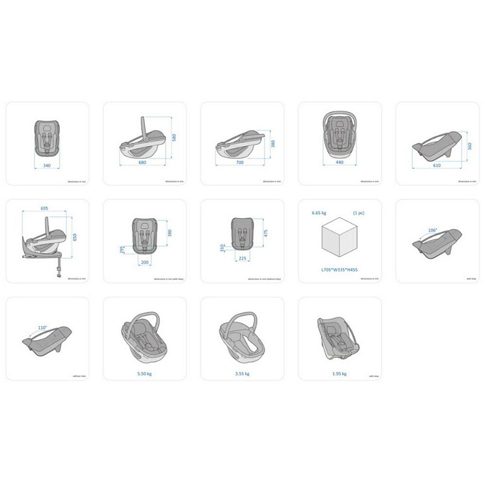 Детская коляска Maxi-Cosi Fame 3 в 1 с автокреслом Coral 360 Essential black Twillic Green/зеленый