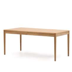 Раздвижной стол Lenon из натурального массива дуба и шпона 160(240)x90