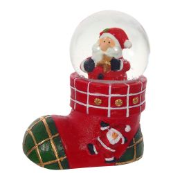 GAEM Фигурка декор в стекл шаре "Дед Мороз/Снеговик/Мишка", D4,5 см, L8 W5 H8 см, 3в.