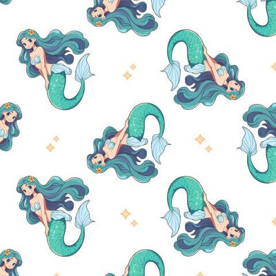 Русалочка и звёзды. Русалка