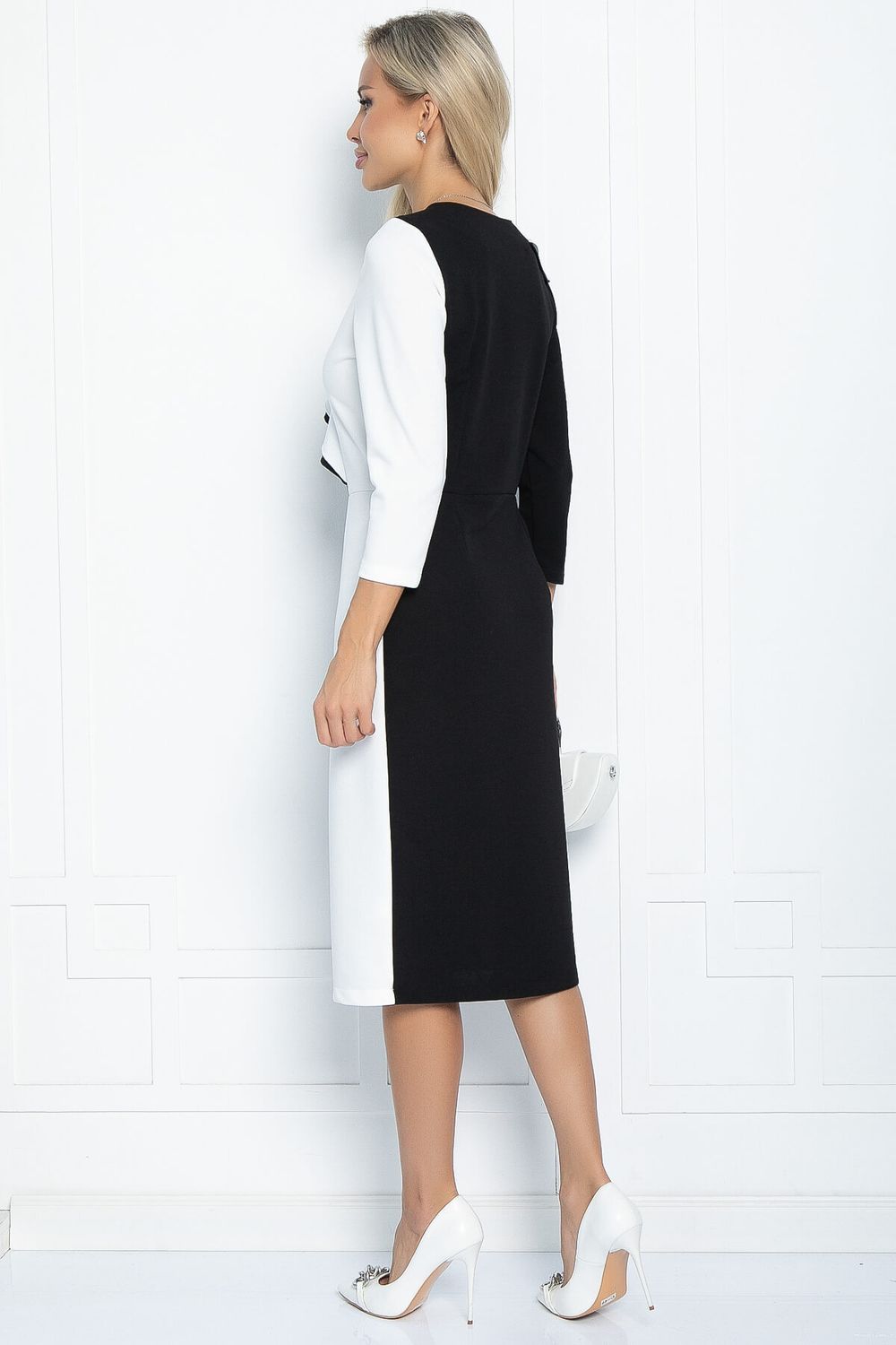 Платье Эванесса (черно-белое) П12747-35М LT Collection