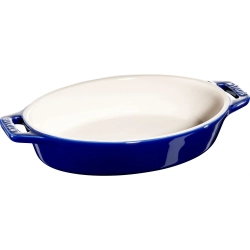 STAUB Блюдо керамическое для приготовления пищи 400 мл 22x17 см синее