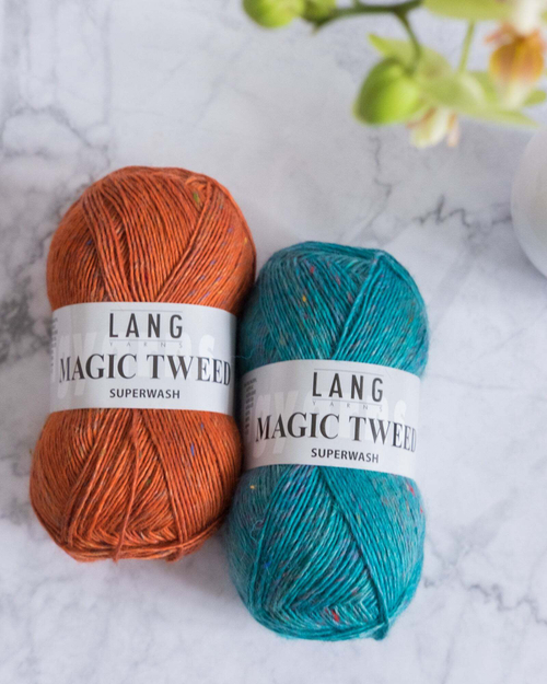 -40% LANG yarns Magic tweed | Твидовая пряжа, 5x50г