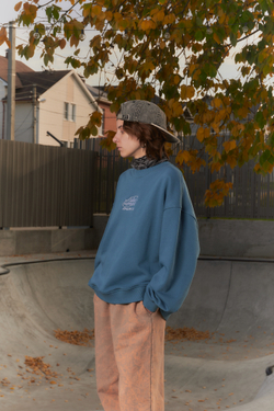 Свитшот Called a Garment Athletic Sweatshirt "Denim"