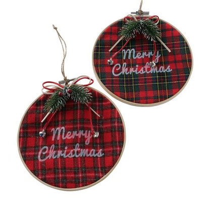 Декор "С Рождеством" в ассортименте 17х4х19см