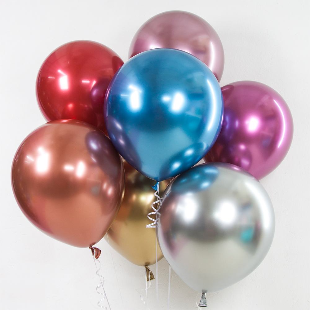 Шар 18" хром серебро, (Зеркальные шары) / Reflex Silver 981