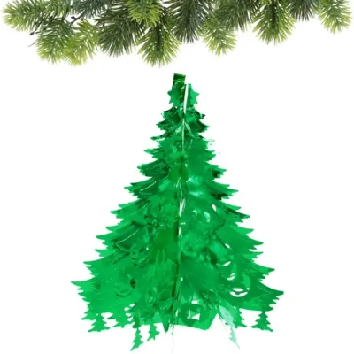 Украшение фольгированное «Волшебная ёлочка» d-40 см, Зеленый