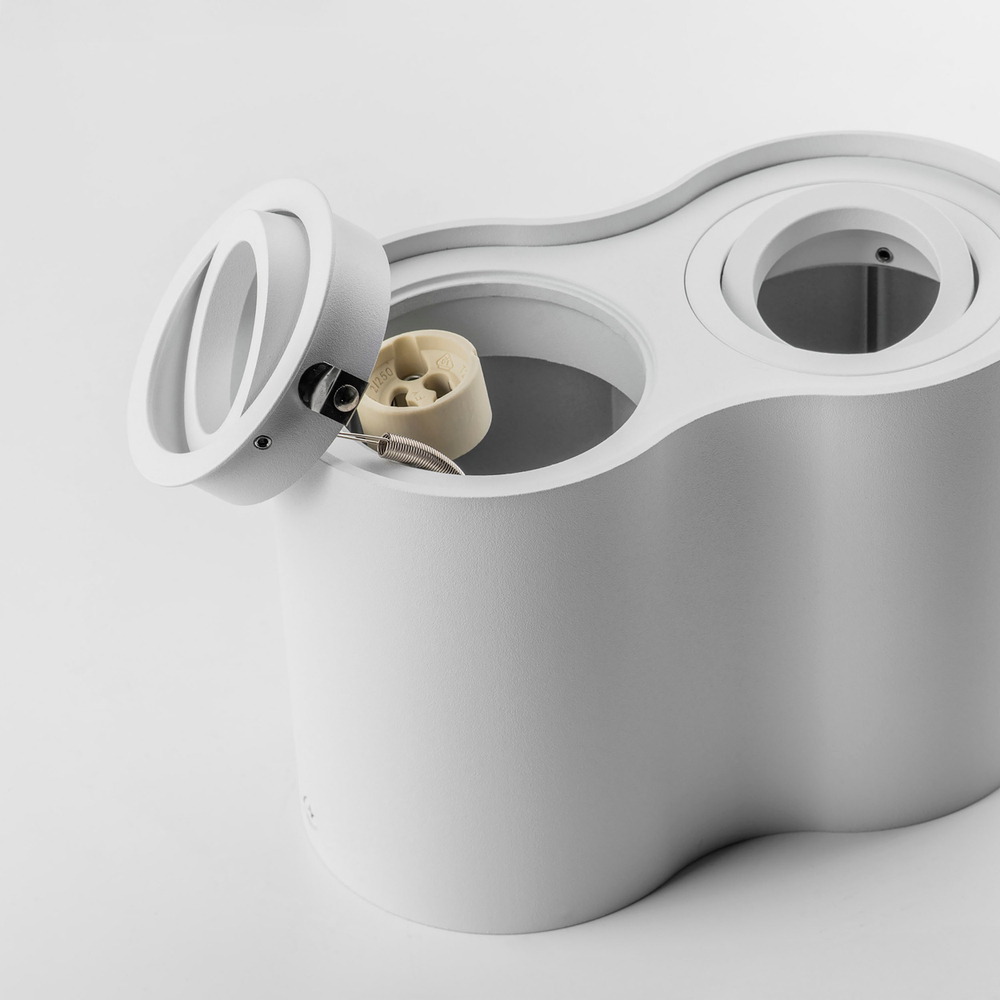 052026 Светильник BINOCO DUO HP16Х2 БЕЛЫЙ