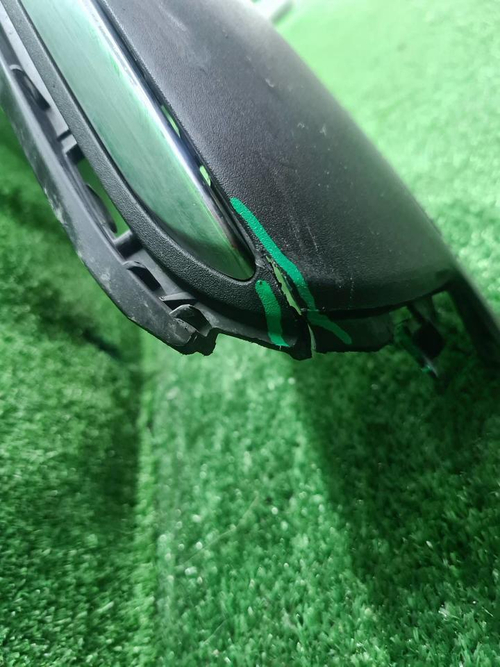 Юбка переднего бампера Mercedes GLS x167 19-23 AMG