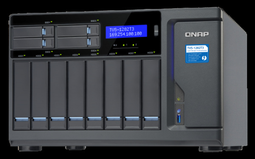 Сетевой RAID-накопитель QNAP  TVS-1282T3-i7-64G